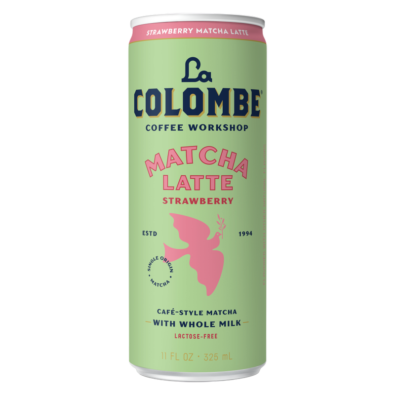 La Colombe Strawberry Matcha Latte 11oz can