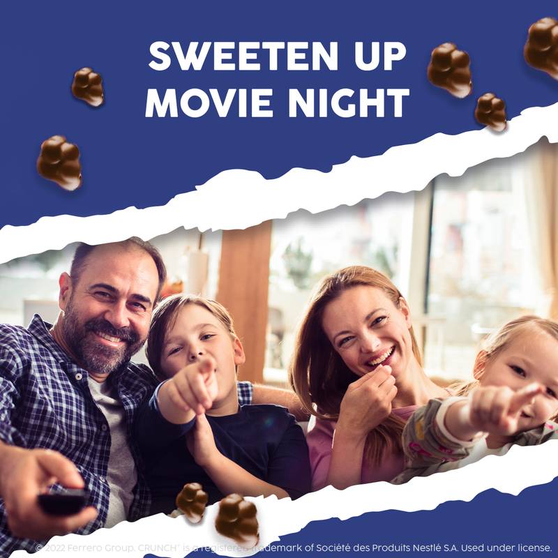 Buncha CRUNCH Milk Chocolate and Crisped Rice, Resealable Bag, 8 oz