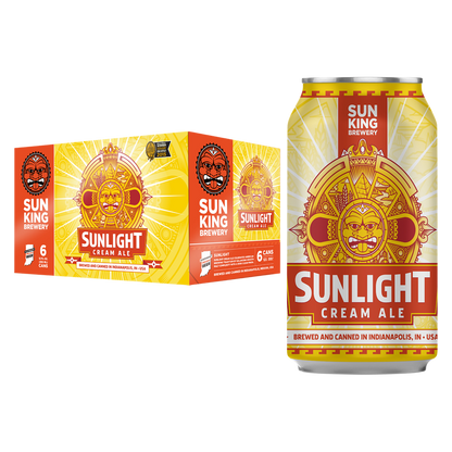 Sun King Sunlight Cream Ale 6pk 12oz Can 5.2% ABV