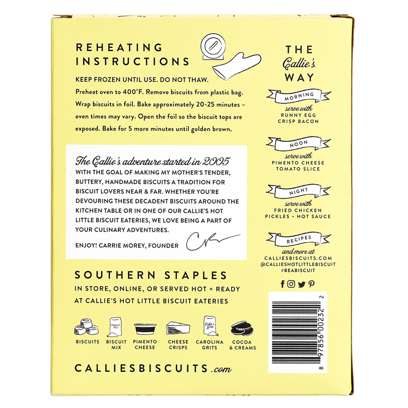 Callie's Buttermilk Biscuits - 6ct