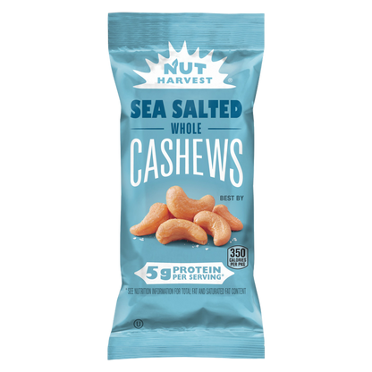 Nut Harvest Sea Salt Cashews 2.25oz