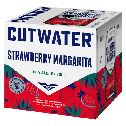 Cutwater Tequila Strawberry Margarita 4pk 12oz 10% ABV