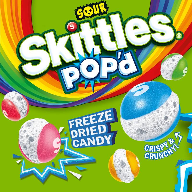 Skittles Pop'd Sour, 5.5oz
