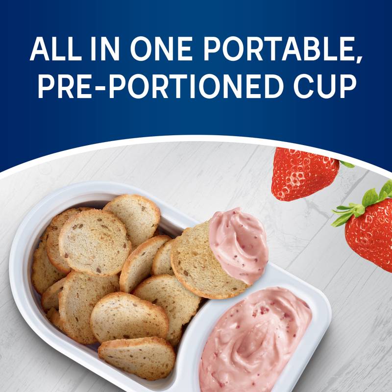 Philadelphia Strawberry Cream Cheese Dip and Bagel Chips - 2.5oz