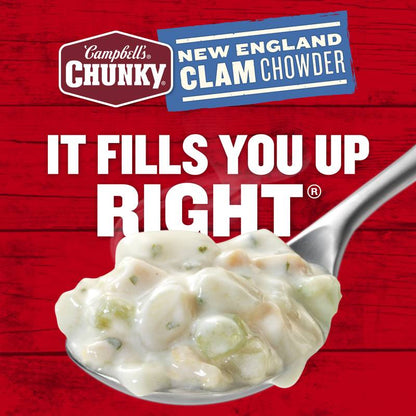 Campbell's Chunky New England Clam Chowder Soup 18.8oz