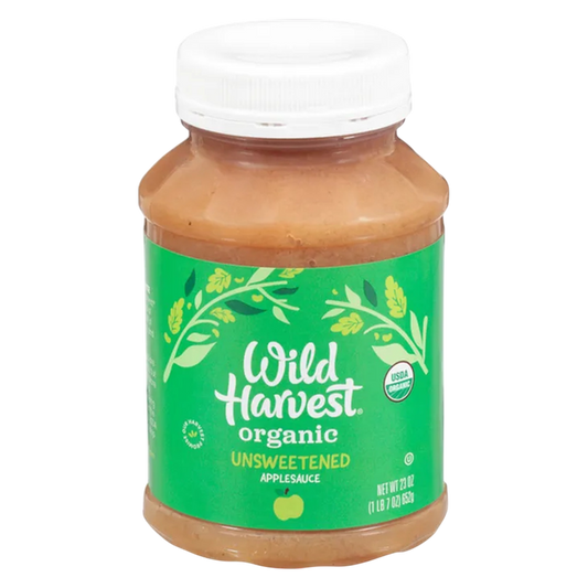 Wild Harvest Organic Unsweetened Apple Sauce, 23oz.
