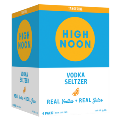 High Noon Tangerine Hard Seltzer 12oz Cans 4pk