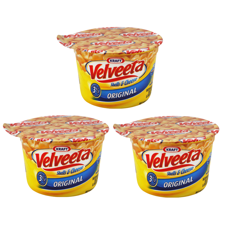 Velveeta Original Shells & Cheese Cup 2.39oz 3ct Bundle