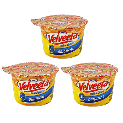 Velveeta Original Shells & Cheese Cup 2.39oz 3ct Bundle