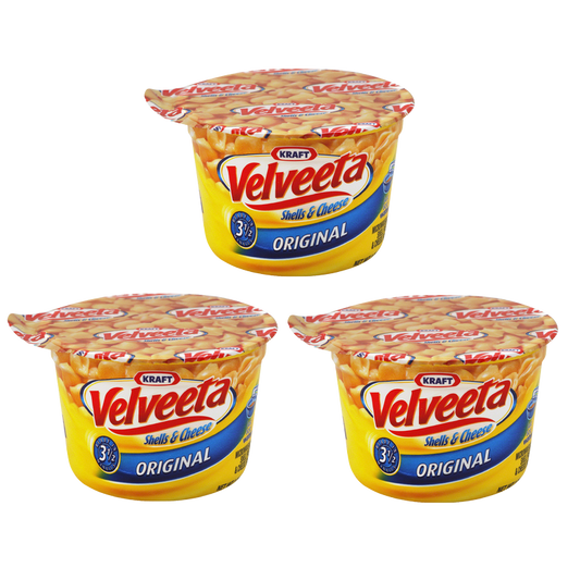 Velveeta Original Shells & Cheese Cup 2.39oz 3ct Bundle