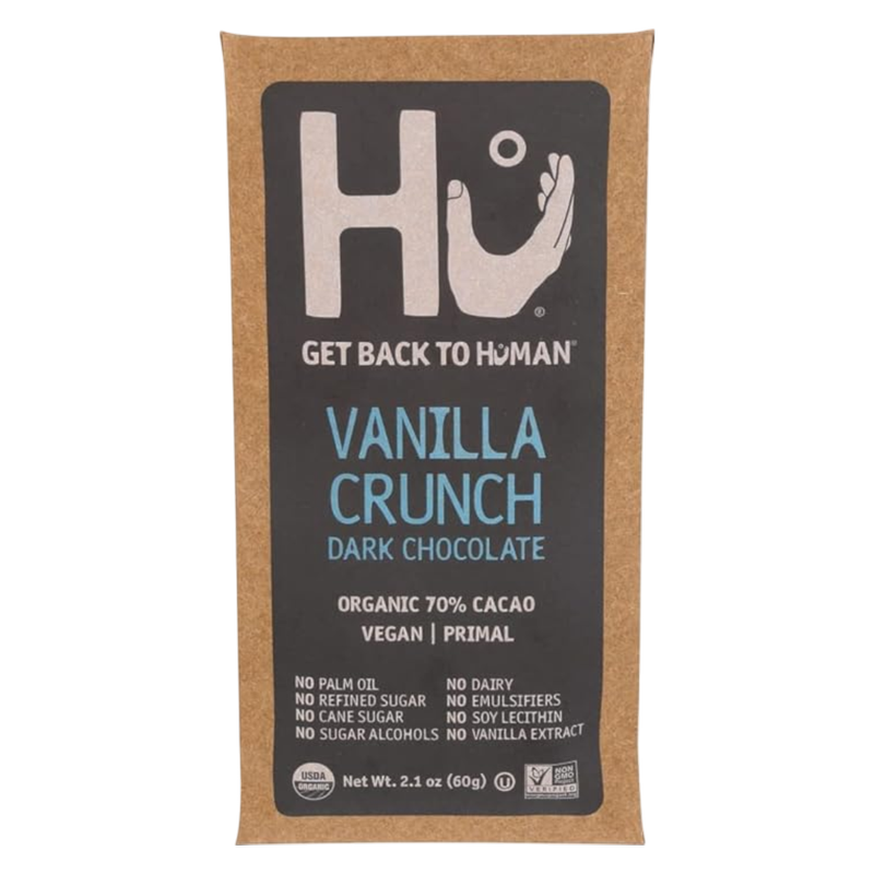 Hu Vanilla Crunch Dark Chocolate Bar, 2.1 oz