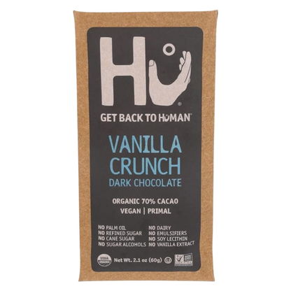 Hu Vanilla Crunch Dark Chocolate Bar, 2.1 oz