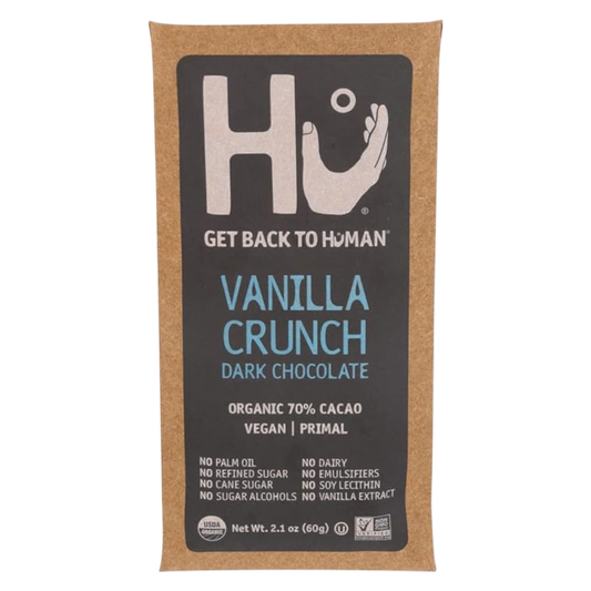 Hu Vanilla Crunch Dark Chocolate Bar, 2.1 oz