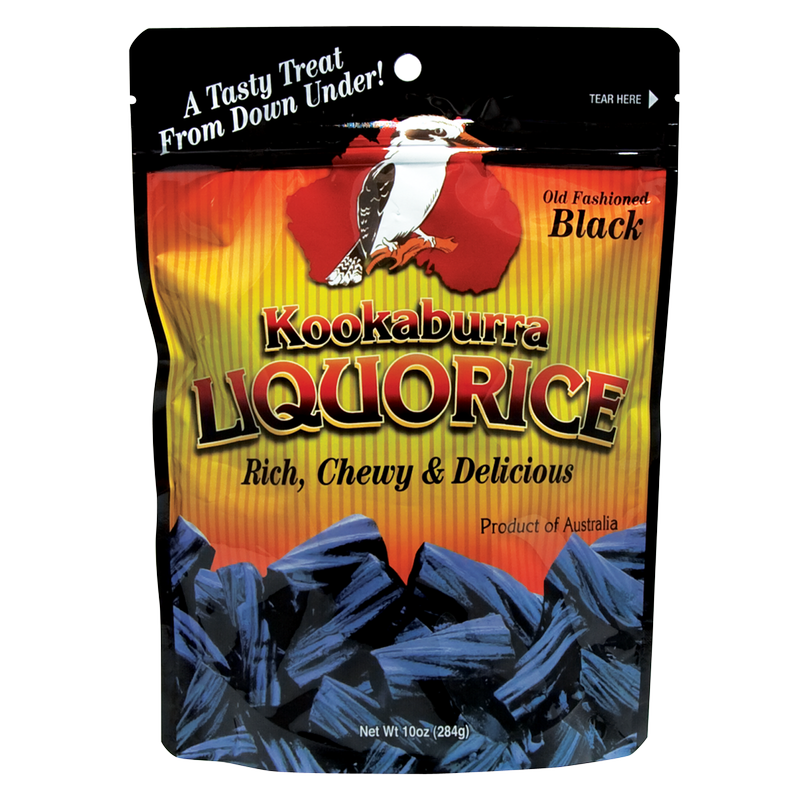Kookaburra Aussie Style Black Licorice 10oz