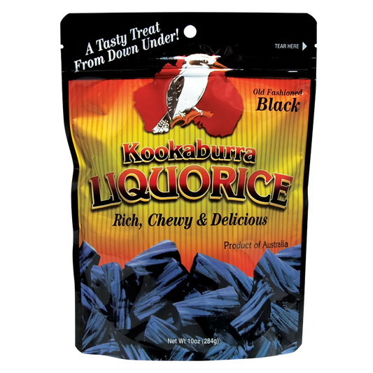 Kookaburra Aussie Style Black Licorice 10oz