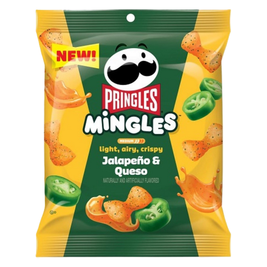 Pringles Mingles Jalapeno & Queso, 2 oz