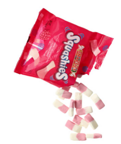 Smarties Squashies Raspberry And Cream, 5oz