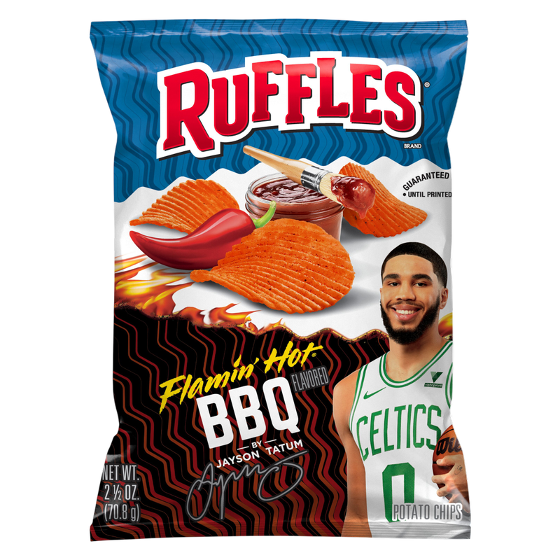 Ruffles Flamin' Hot BBQ Potato Chips 2.5oz