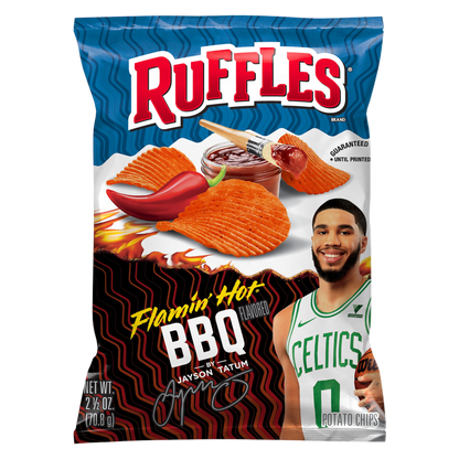 Ruffles Flamin' Hot BBQ Potato Chips 2.5oz