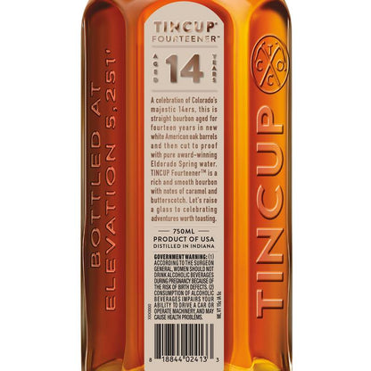 Tincup 14 Year Bourbon 750ml (84 Proof)