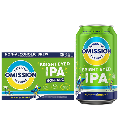 Omission Bright Eyed IPA Non-Alcoholic 6pk 12oz Cans