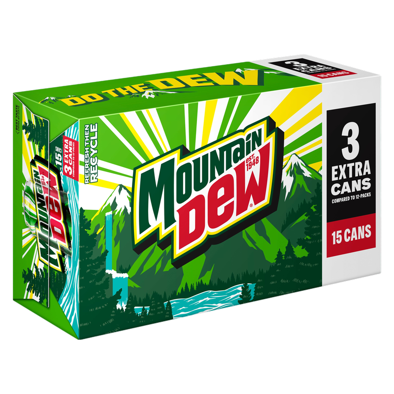Mountain Dew 15pk 12oz Can