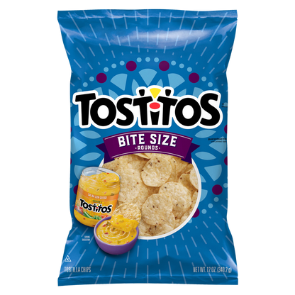 Tostitos Bite Size Rounds Corn Tortilla Chips 12oz