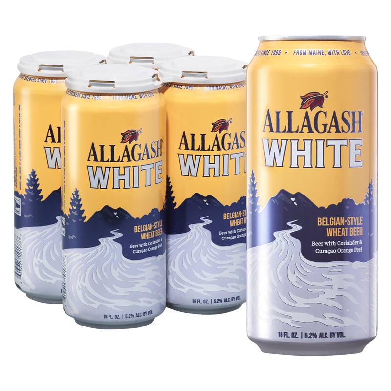 Allagash White Ale 4pk 16oz Can