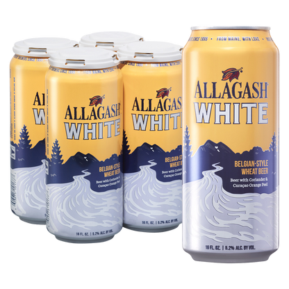 Allagash White Ale 4pk 16oz Can