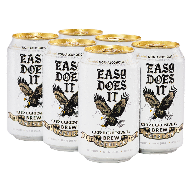 Easy Does It Non-Alcoholic Lager 6pk 12oz Cans