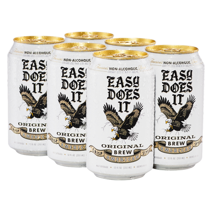 Easy Does It Non-Alcoholic Lager 6pk 12oz Cans