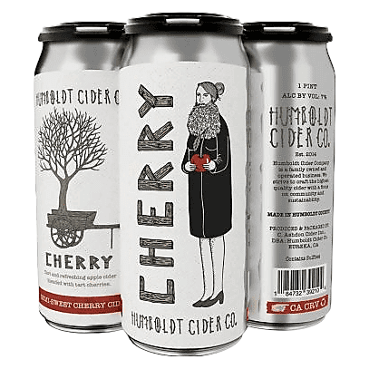 Humboldt Cider Cherry 4pk 16oz Can