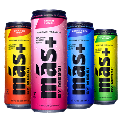 MÁS+ by Messi Variety 12pk 12oz Can