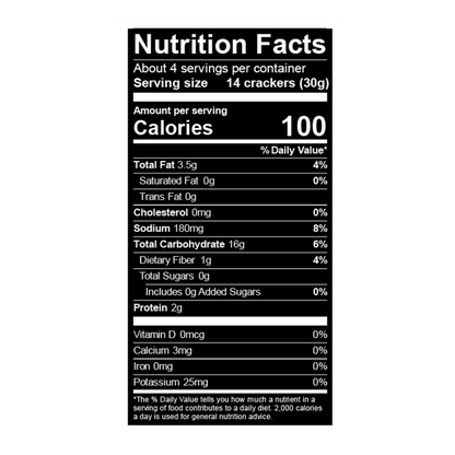 Every Body Eat® CHIVE & GARLIC Snack Thins 4oz Bag