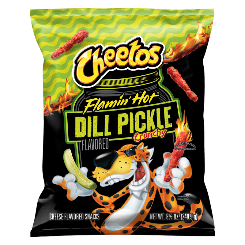 Cheetos Crunchy Flamin' Hot Dill Pickle 8.5oz