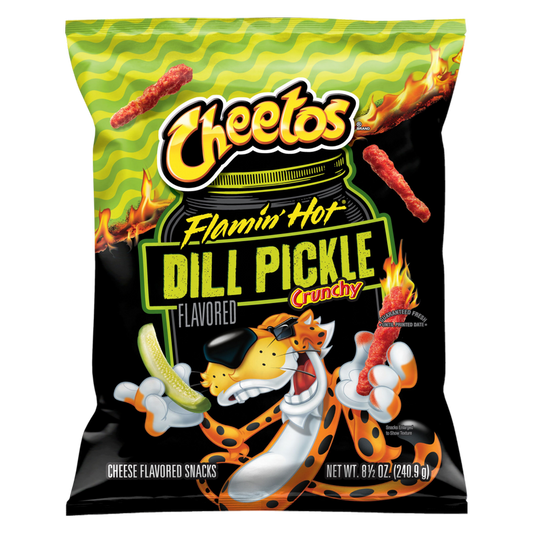 Cheetos Crunchy Flamin' Hot Dill Pickle 8.5oz