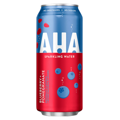 AHA Blueberry Pomegranate Water 16oz Can