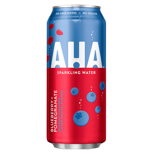 AHA Blueberry Pomegranate Water 16oz Can