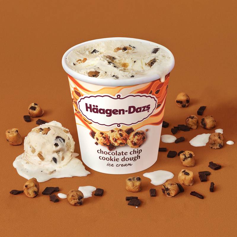 Haagen-Dazs Chocolate Chip Cookie Dough Ice Cream, 14oz.