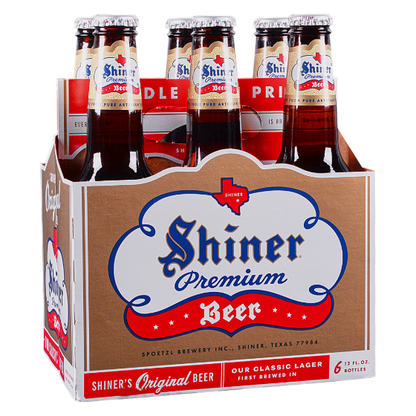 Shiner Premium 6pk 12oz Bottle 4.4% ABV