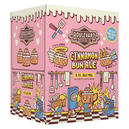 Boulevard Brewing Cinnamon Bun Ale 4pk 16oz Can 9.5% ABV