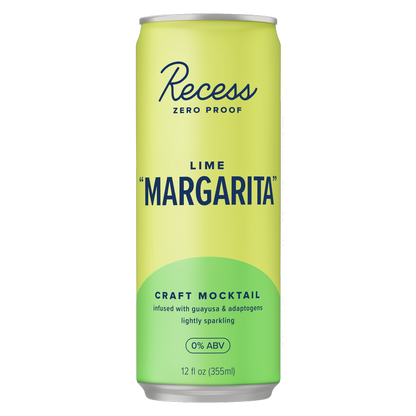 Recess Lime Margarita Mocktail 4pk 12oz Can