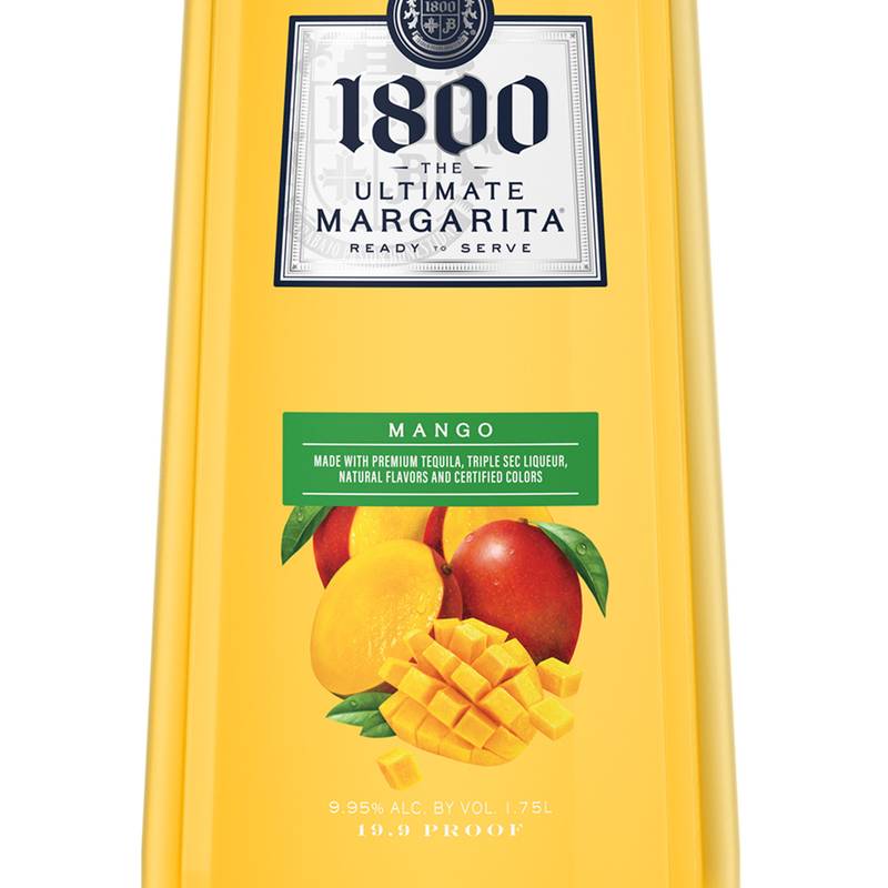 1800 The Ultimate Margarita Mango Ready to Drink Cocktail 1.75L 9.95% ABV