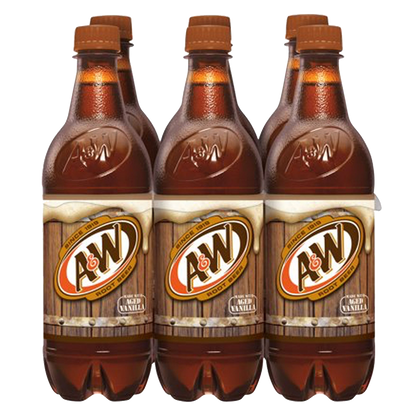 A&W Root Beer 6pk .5L Btl