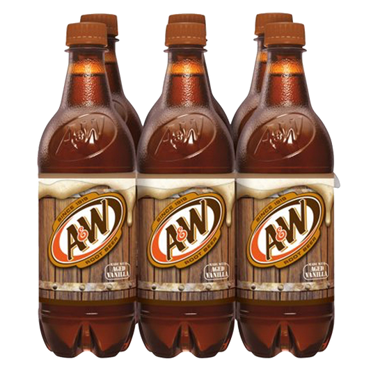 A&W Root Beer 6pk .5L Btl