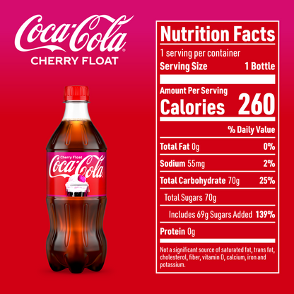 Coca-Cola Cherry Float 20oz Btl
