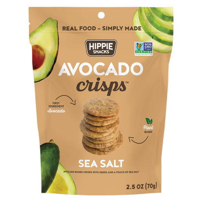 Hippie Snacks Gluten Free Sea Salt Avocado Crisps 2.5oz