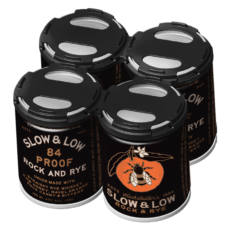 Slow & Low Rock and Rye Old-Fashioned 4pk 100ml Cans