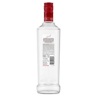 Smirnoff Raspberry Vodka 750ml (70 Proof)