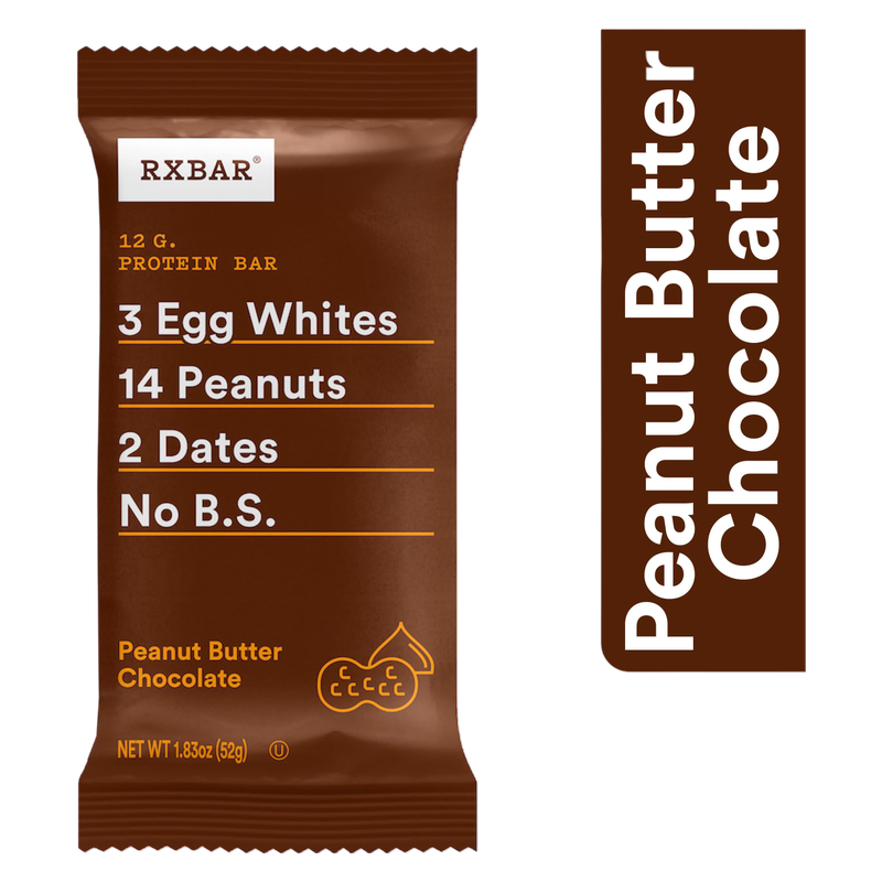 RXBAR Protein Bar, Peanut Butter Chocolate, 1.83oz
